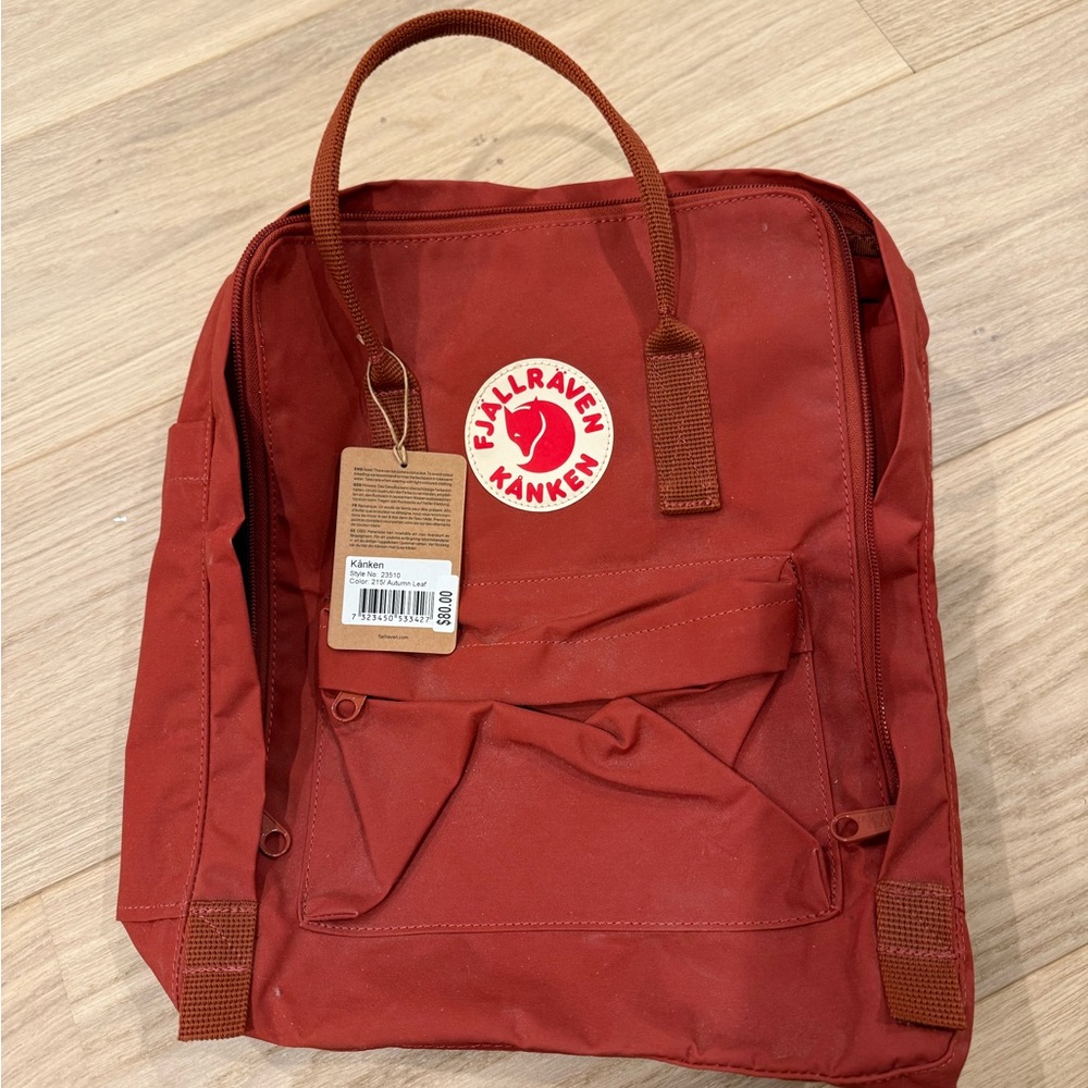 Fjallraven Kånken Autumn Red Backpack
